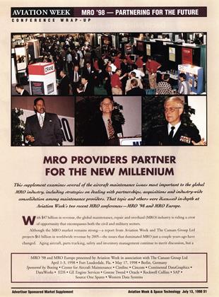 MRO PROVIDERS PARTNER FOR THE NEW MILLENIUM, Page: S1 - JULY 13, 1998 | Aviation Week