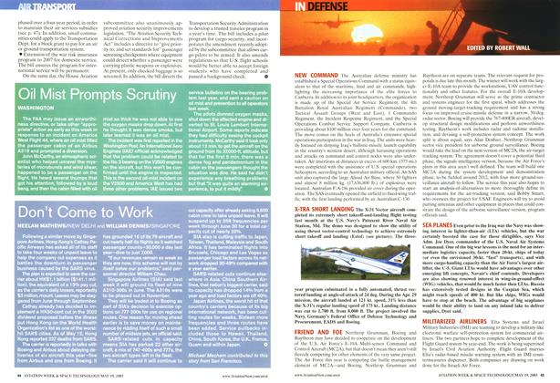 Don’t Come to Work, Page: 44 - MAY 19, 2003 | Aviation Week