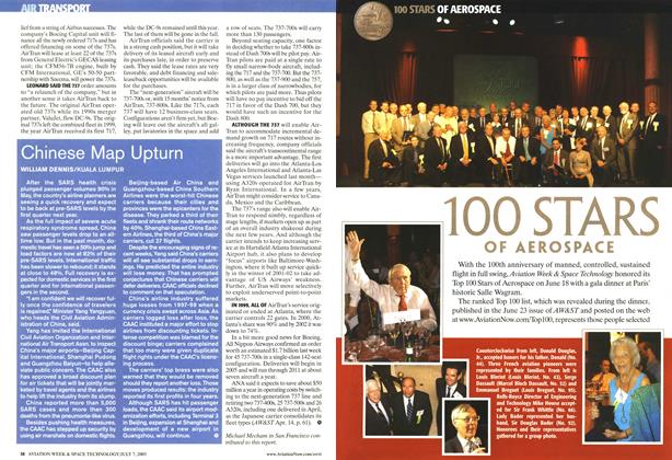Chinese Map Upturn, Page: 38 - JULY 7, 2003 | Aviation Week