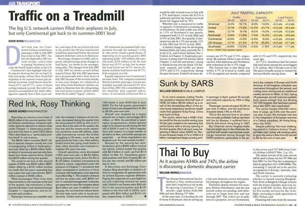Sunk By SARS, Page: 43 - AUGUST 11, 2003 | Aviation Week