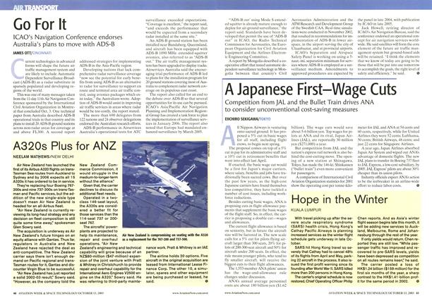 Hope in the Winter, Page: 41 - OCTOBER 13, 2003 | Aviation Week