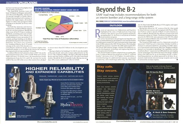 Beyond the B-2, Page: 25 - JANUARY 17, 2005 | Aviation Week