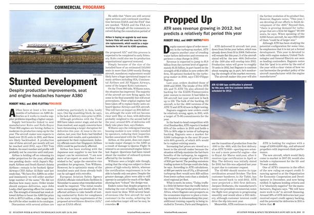 Propped Up, Page: 33 - JANUARY 24/31, 2011 | Aviation Week