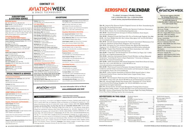 Advertisement, Page: 69 - Octomber 10, 2011 | Aviation Week