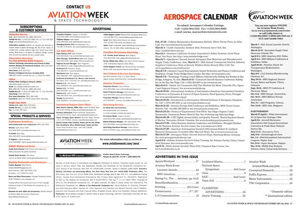 Advertisement, Page: 57 - FEBRUARY 20, 2012 | Aviation Week