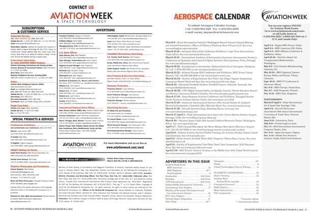 Advertisement, Page: 57 - MARCH 5, 2012 | Aviation Week