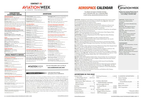 Advertisement, Page: 57 - APRIL 9, 2012 | Aviation Week