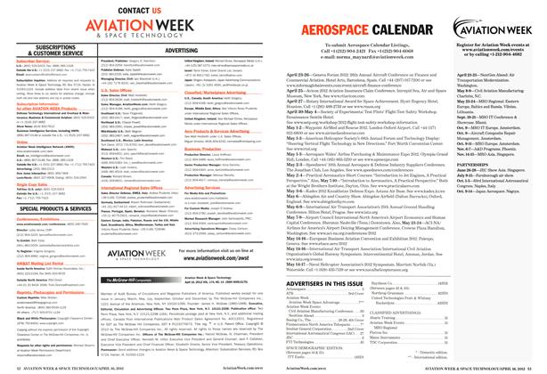 Advertisement, Page: 53 - APRIL 16, 2012 | Aviation Week