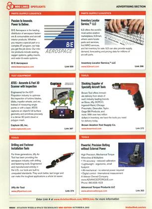 MRO Europe Featured Companies, Products & Services, Page: MRO64 - OCTOBER 8, 2012 | Aviation Week