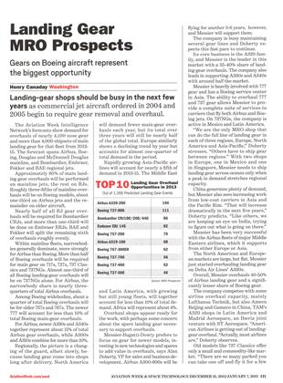 Landing Gear MRO Prospects, Page: 131 - DECEMBER 31, 2012/JANUARY 7, 2013 | Aviation Week