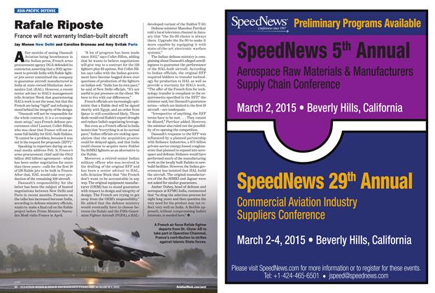 Rafale Riposte, Page: 54 - FEBRUARY 16 - MARCH 1, 2015 | Aviation Week