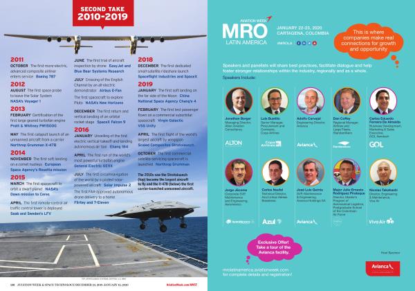 SECOND TAKE 2010-2019, Page: 130 - DECEMBER 23, 2019-JANUARY 12, 2020 | Aviation Week