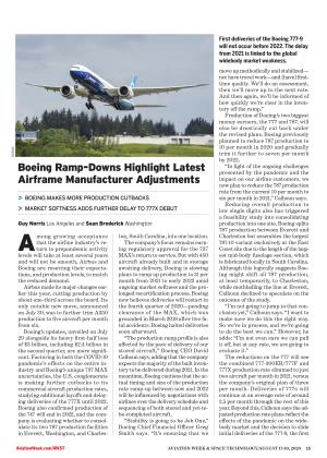 Boeing Ramp-Downs Highlight Latest Airframe Manufacturer Adjustments, Page: 15 - AUGUST 17-30, 2020 | Aviation Week