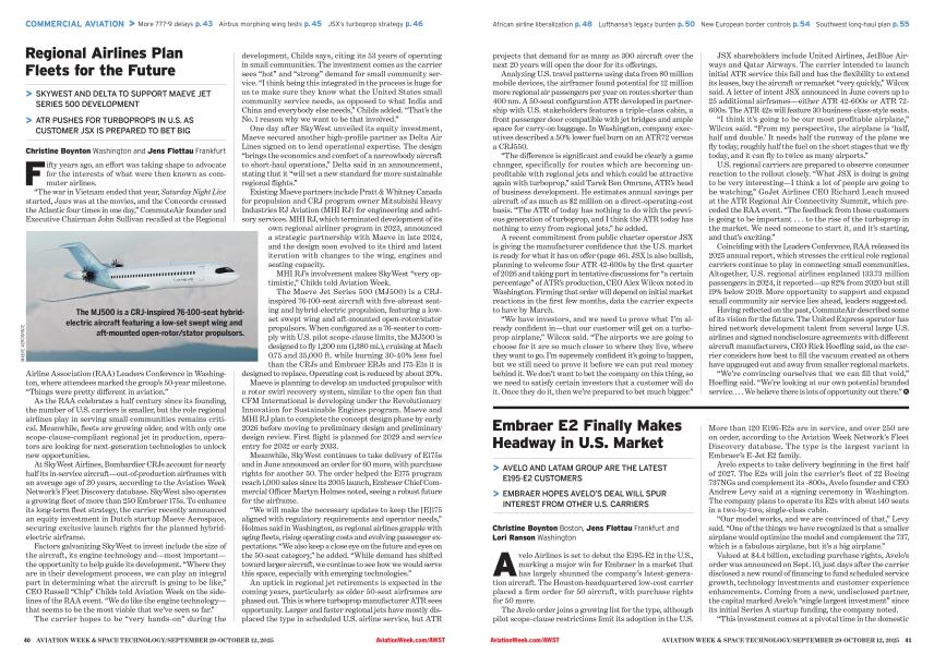 Embraer E2 Finally Makes Headway in U.S. Market | Aviation Week ...